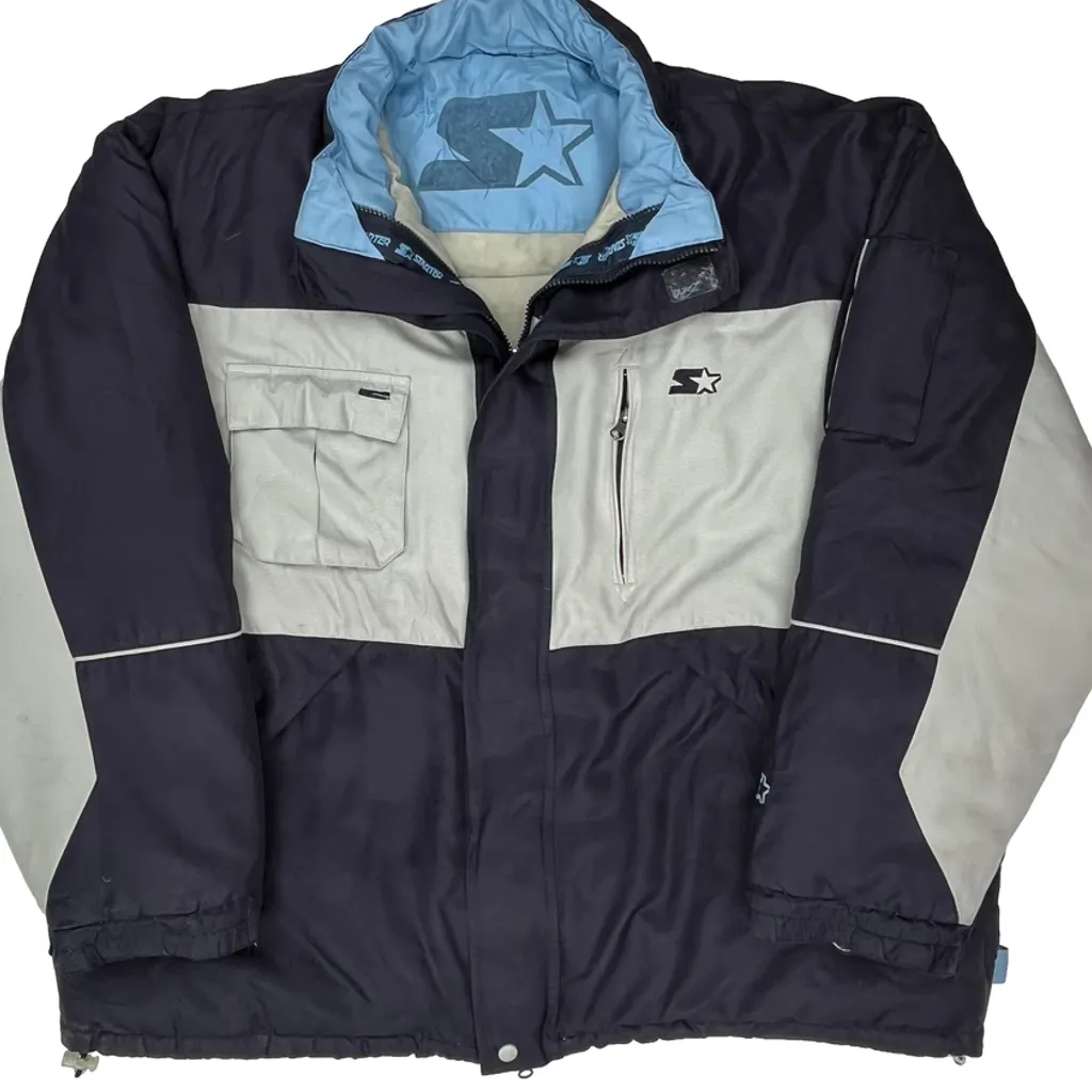 Starter Oversized Puffer - XL Blue Polyester - Image 4