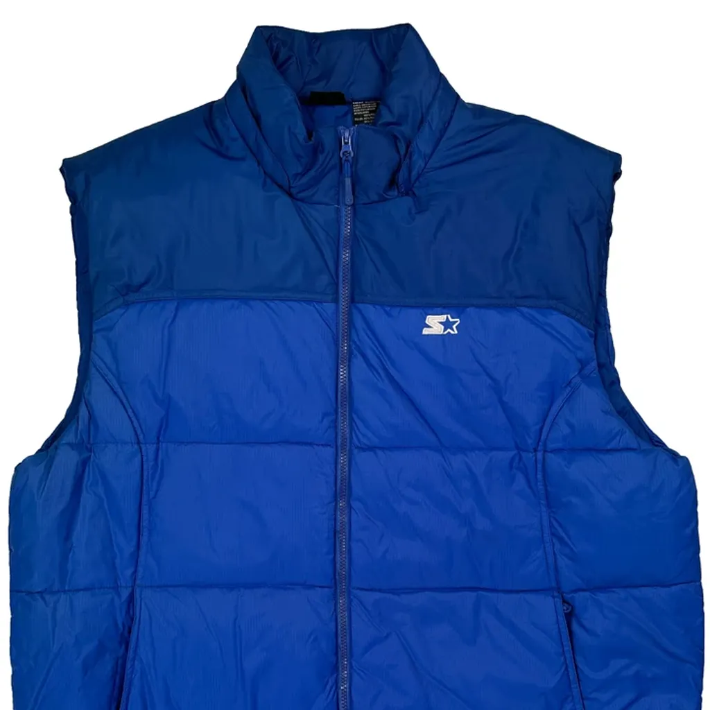 Starter Puffer - XL Blue Nylon - Image 4