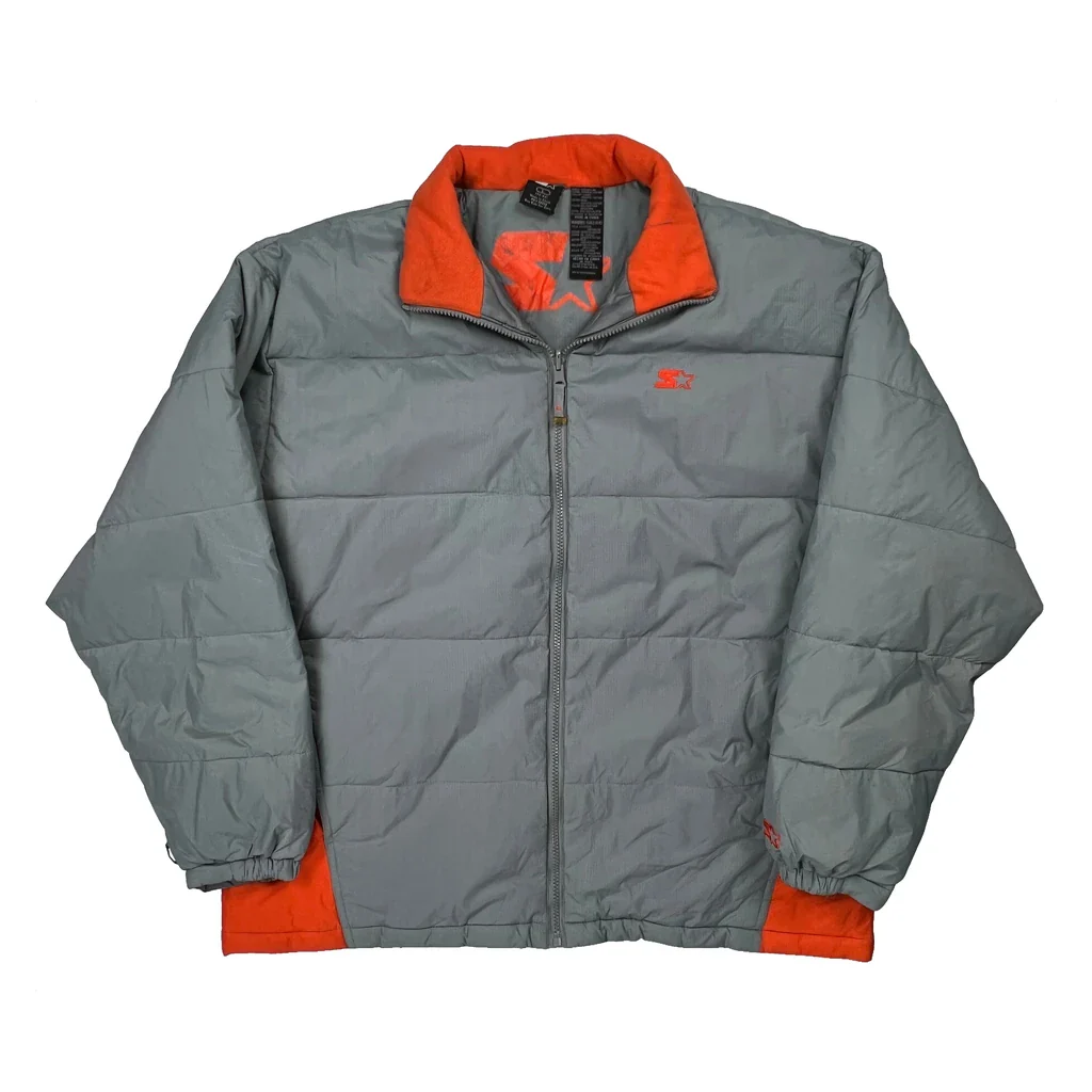 Starter Puffer - Large Gray Nylon