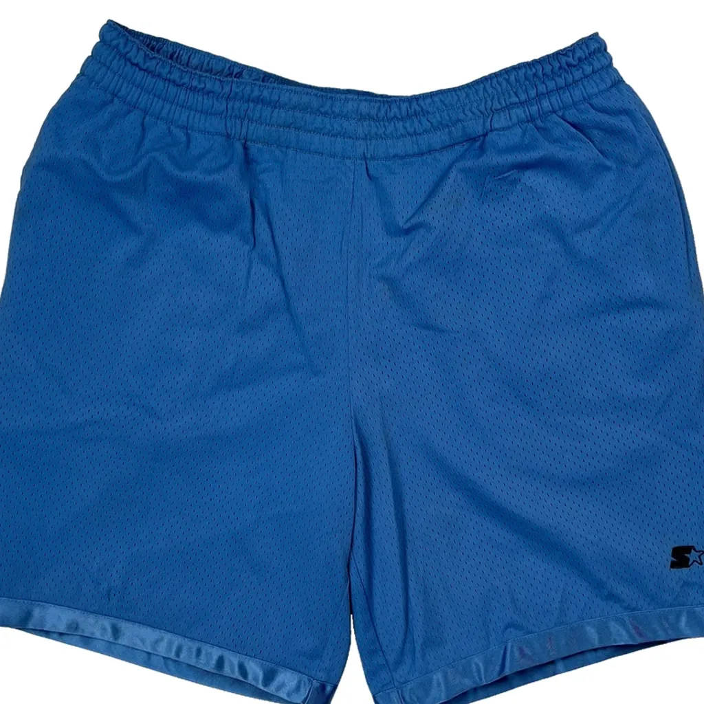 Starter Sport Shorts - 26″ Waist Blue Polyester - Image 5