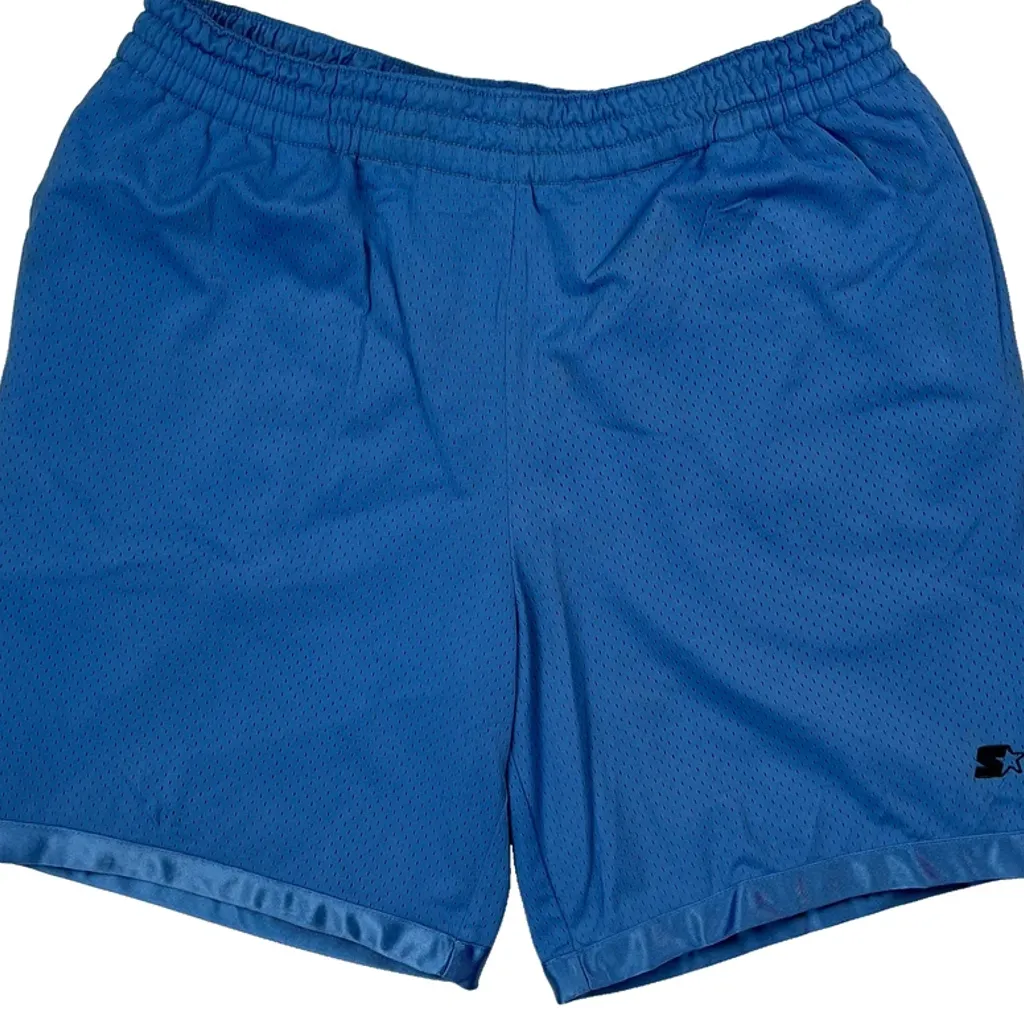 Starter Sport Shorts - 26″ Waist Blue Polyester - Image 6