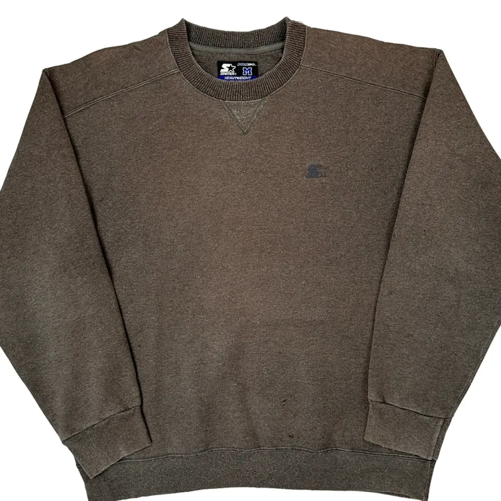 Starter Sweatshirt - Medium Brown Cotton Blend - Image 4
