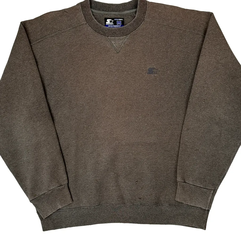 Starter Sweatshirt - Medium Brown Cotton Blend - Image 5