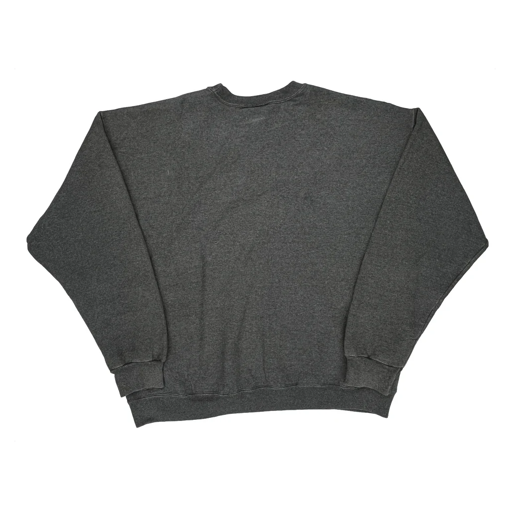 Starter Sweatshirt - Large Gray Cotton Blend - Image 2