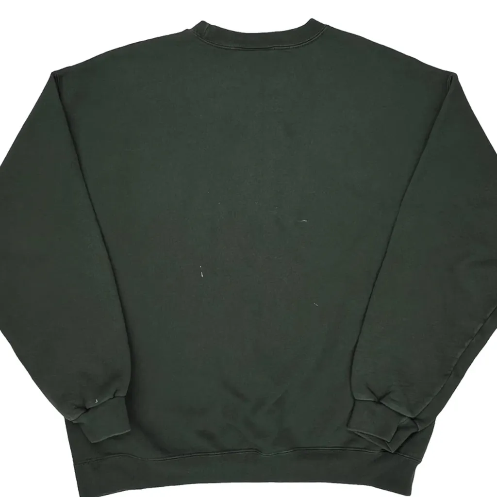 Starter Sweatshirt - Medium Green Cotton Blend - Image 7