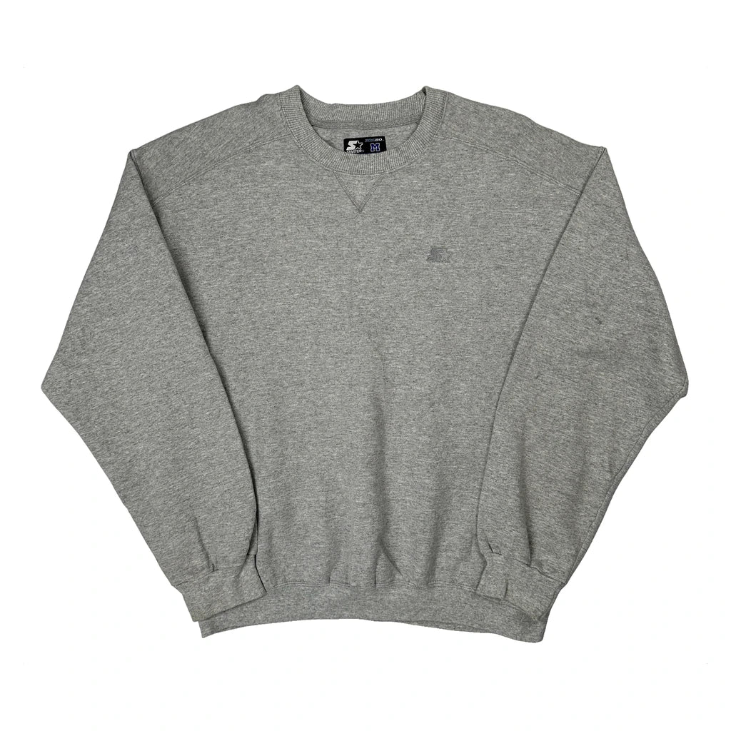 Starter Sweatshirt - Medium Grey Cotton