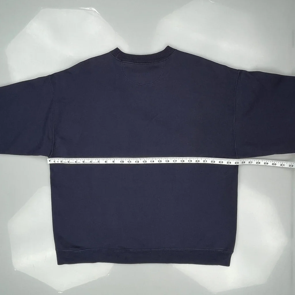 Starter Sweatshirt - Large Navy Cotton - Image 3