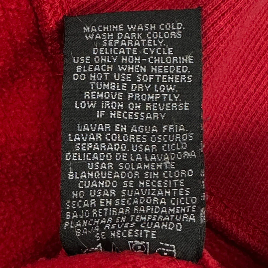Starter Sweatshirt - XL Red Cotton - Image 4