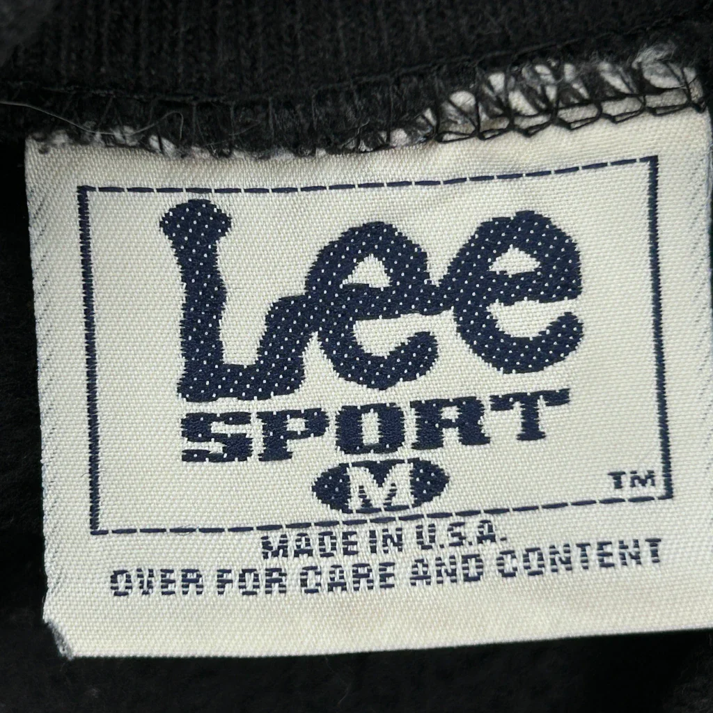 Steelers Lee Sport Football Sweatshirt - Medium Black Cotton - Image 3