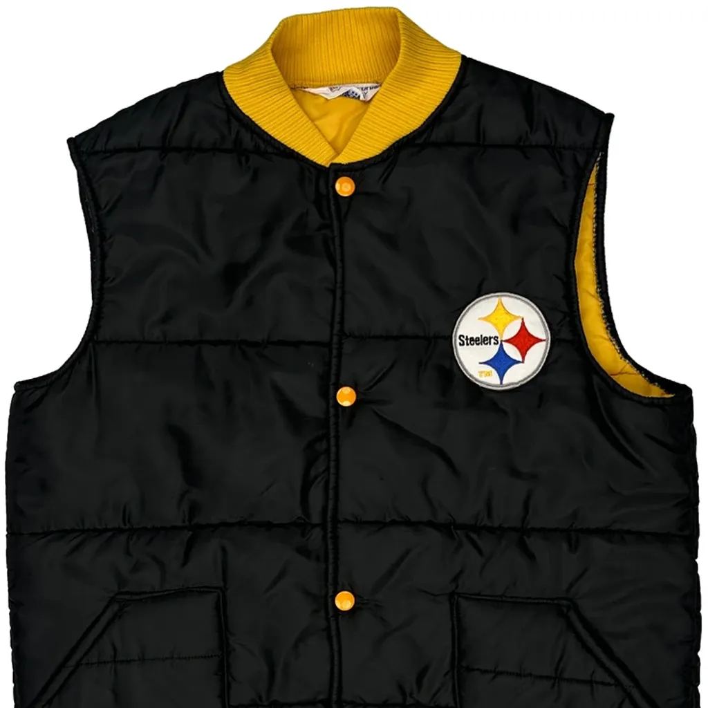Steelers Nfl Gilet - XL Black Polyester - Image 5