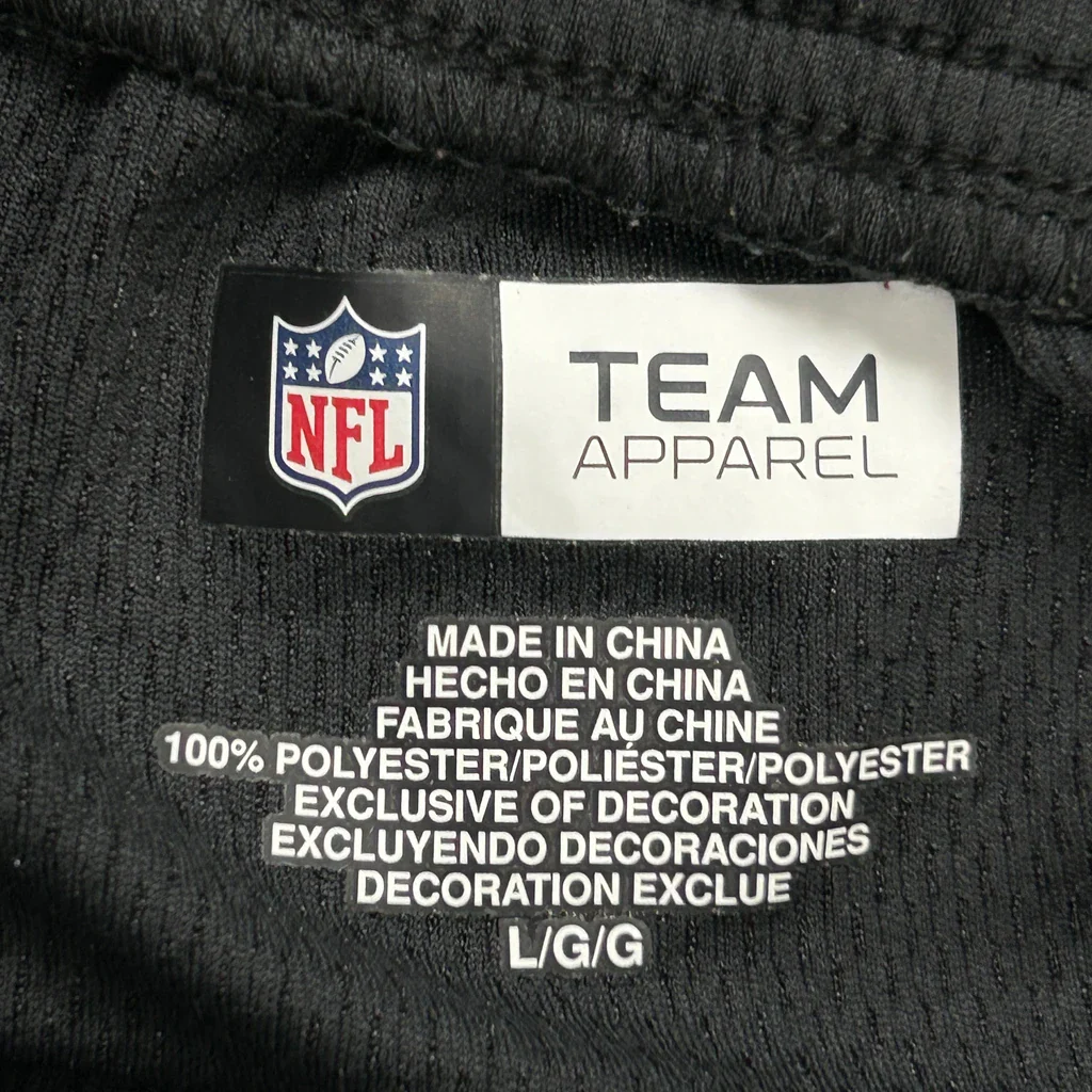 Steelers Nfl Sport Shorts - Large Black Polyester - Image 3