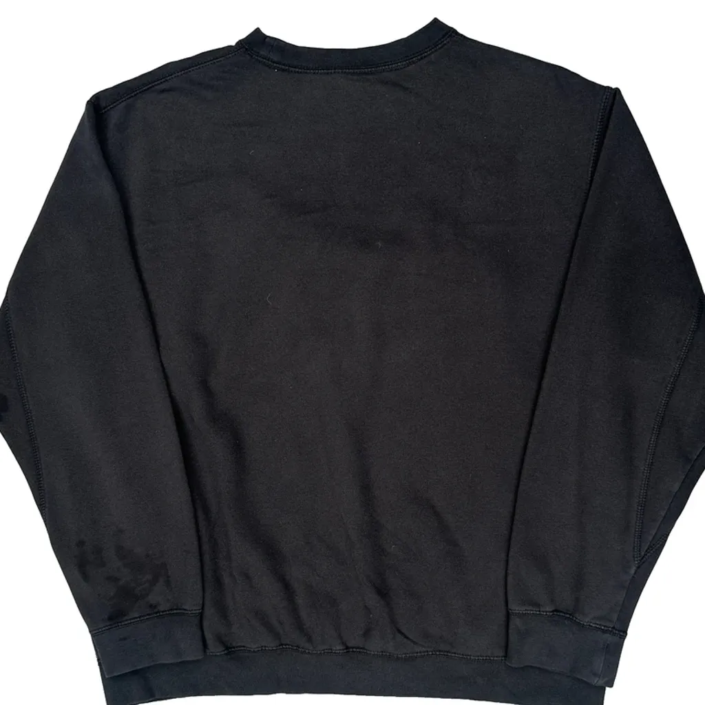 Steelers Nfl Football Sweatshirt - Large Black Cotton - Image 7