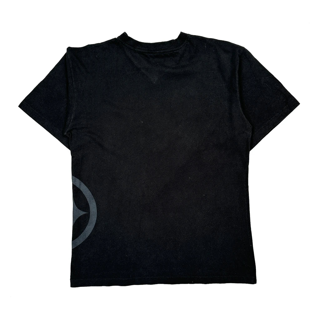 Steelers Nfl T-Shirt - Large Black Cotton - Image 2