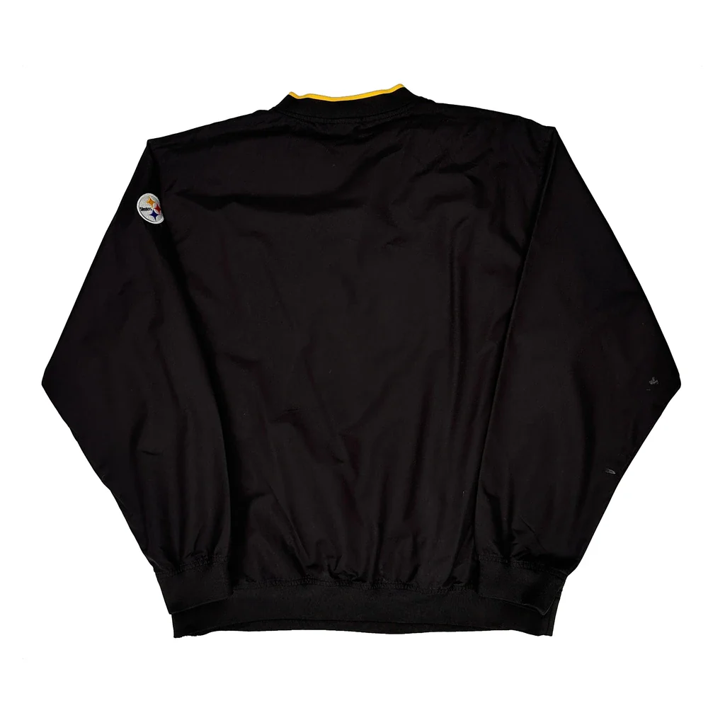Steelers Nfl Windbreaker - Large Black Polyester - Image 2