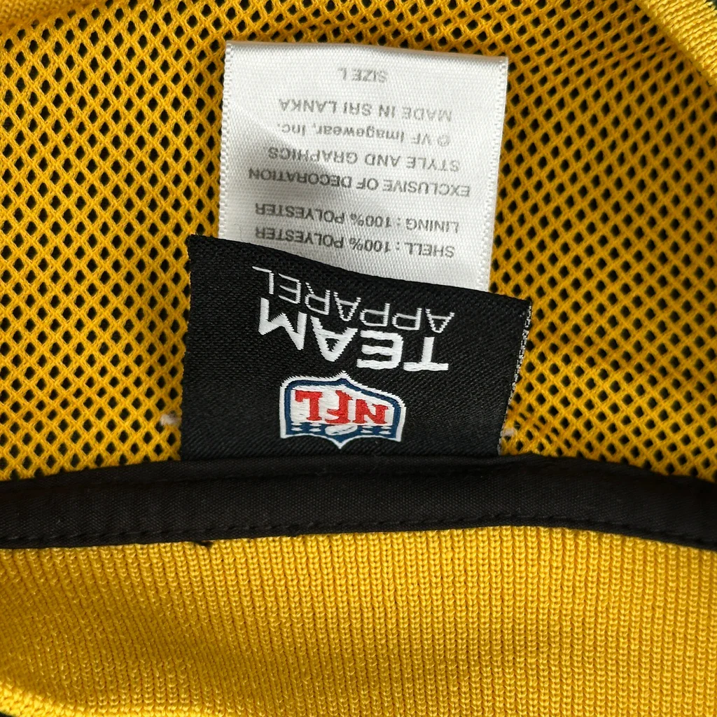 Steelers Nfl Windbreaker - Large Black Polyester - Image 3