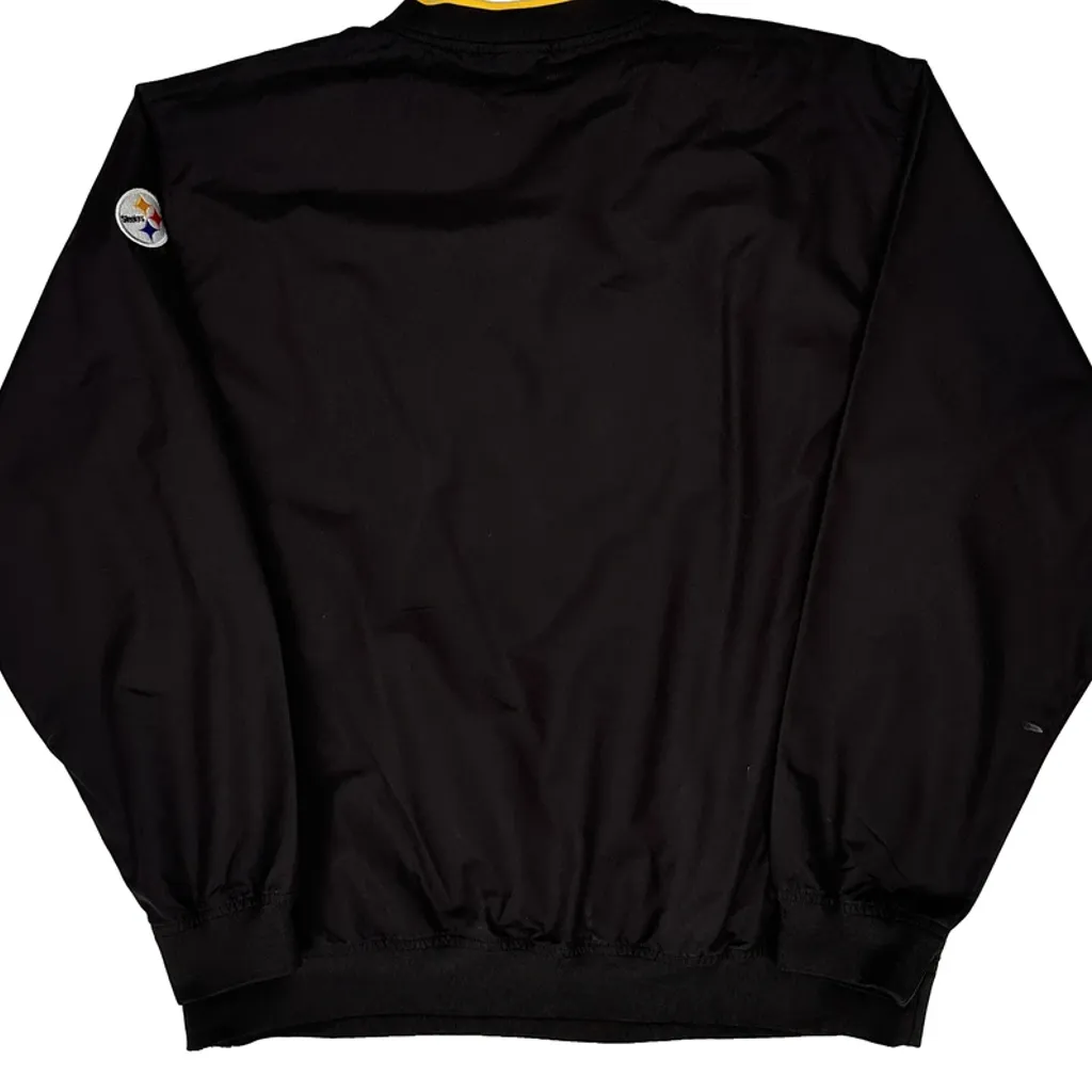 Steelers Nfl Windbreaker - Large Black Polyester - Image 7