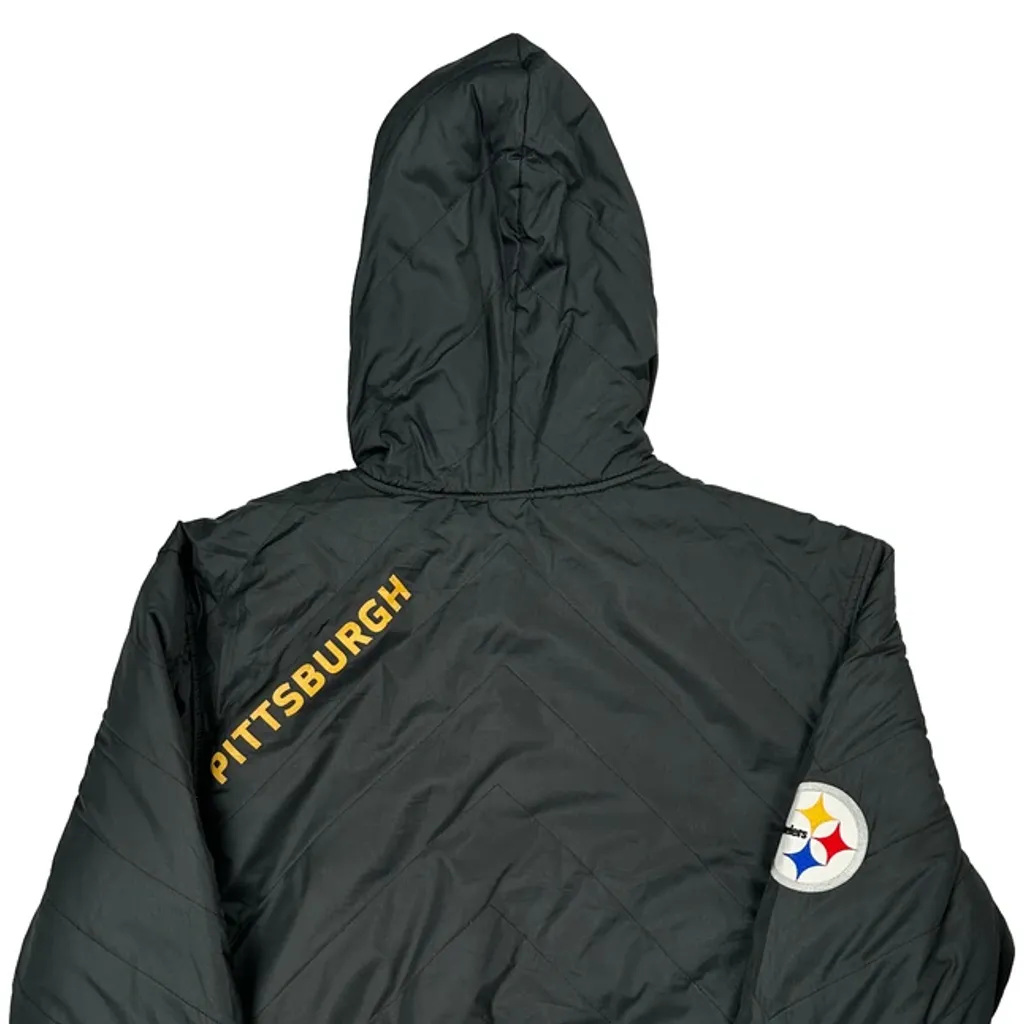 Steelers Nfl Football Windbreaker - Medium Black Polyester - Image 7