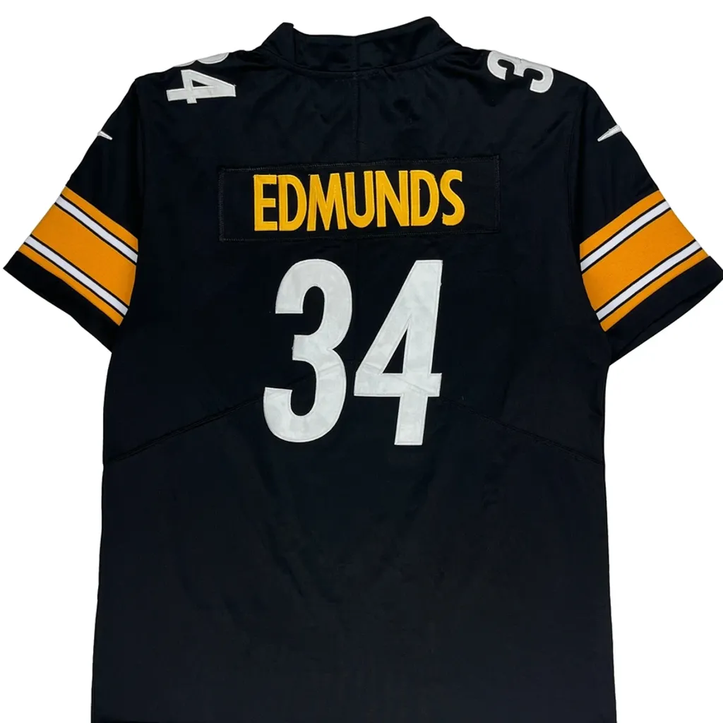 Steelers Nike Nfl Jersey - Large Black Polyester - Image 6