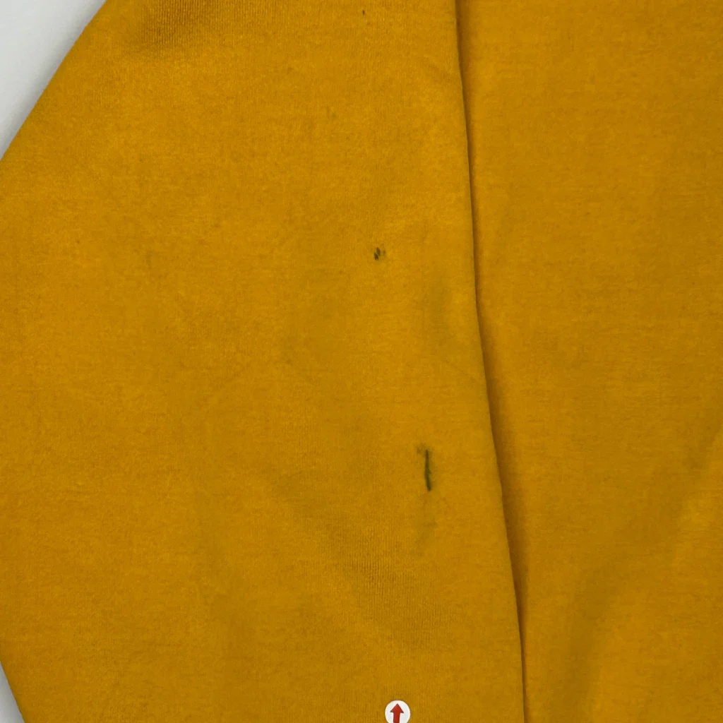 Steelers Reebok Football Hoodie - Medium Yellow Cotton - Image 3