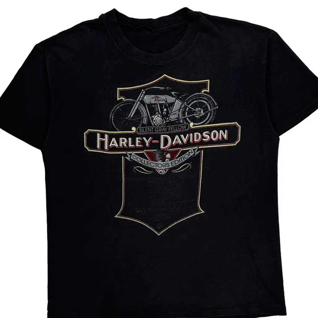 Steele'S Bloomfield, Nj Harley Davidson Graphic T-Shirt - Medium Black Cotton - Image 5