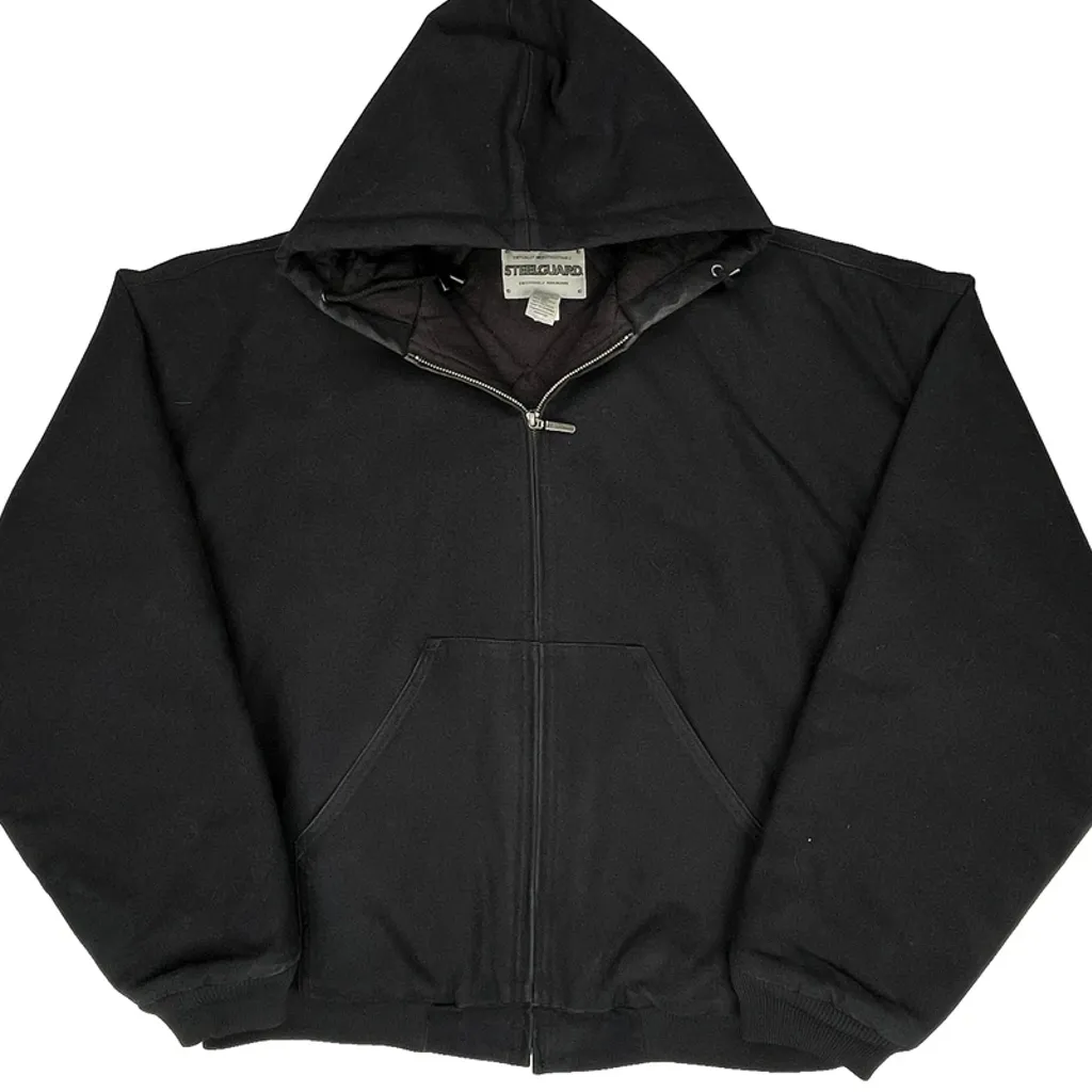 Steelguard Workwear Jacket - XL Black Cotton - Image 4