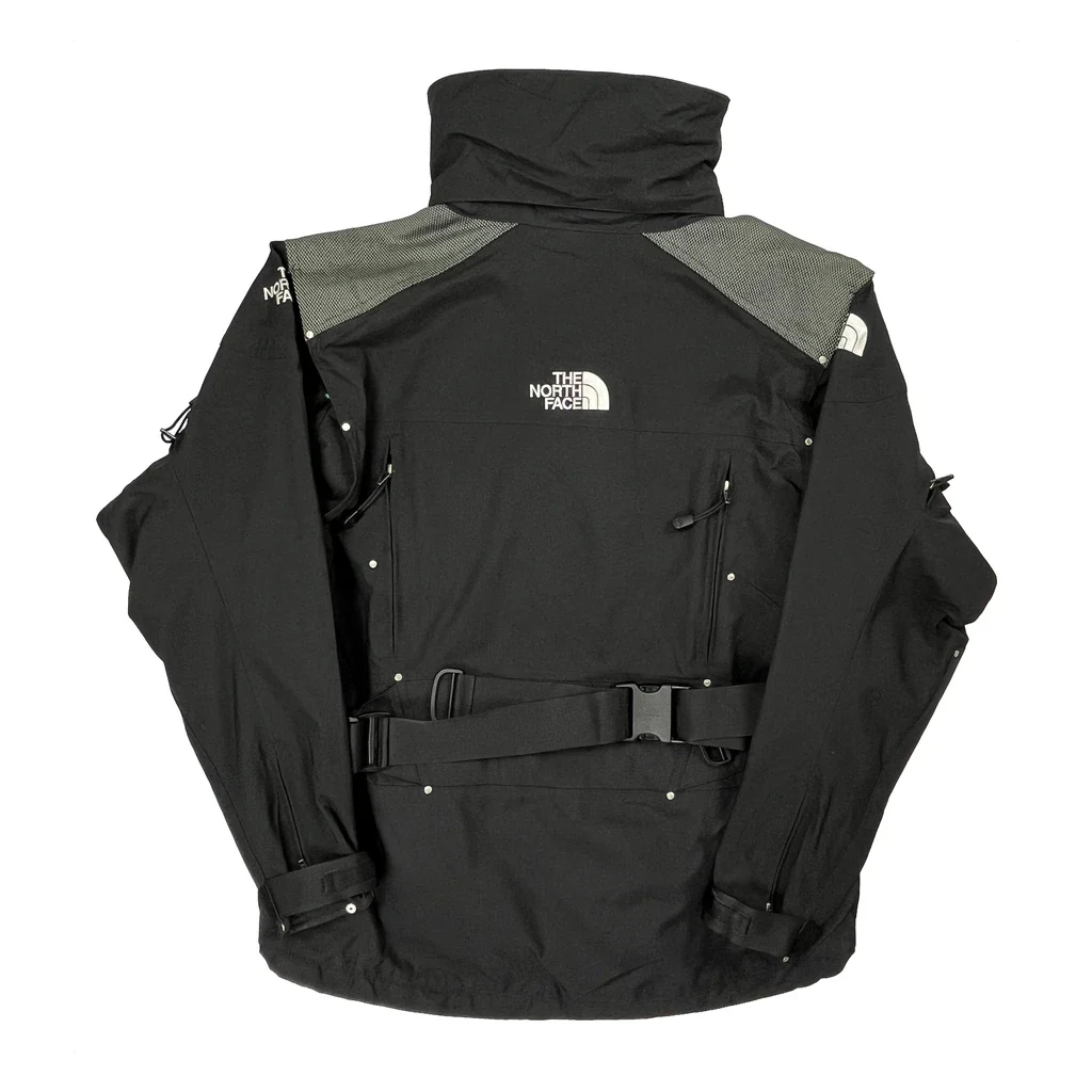 Steep Tech The North Face Graphic Ski Jacket - Large Black Polyester - Image 2