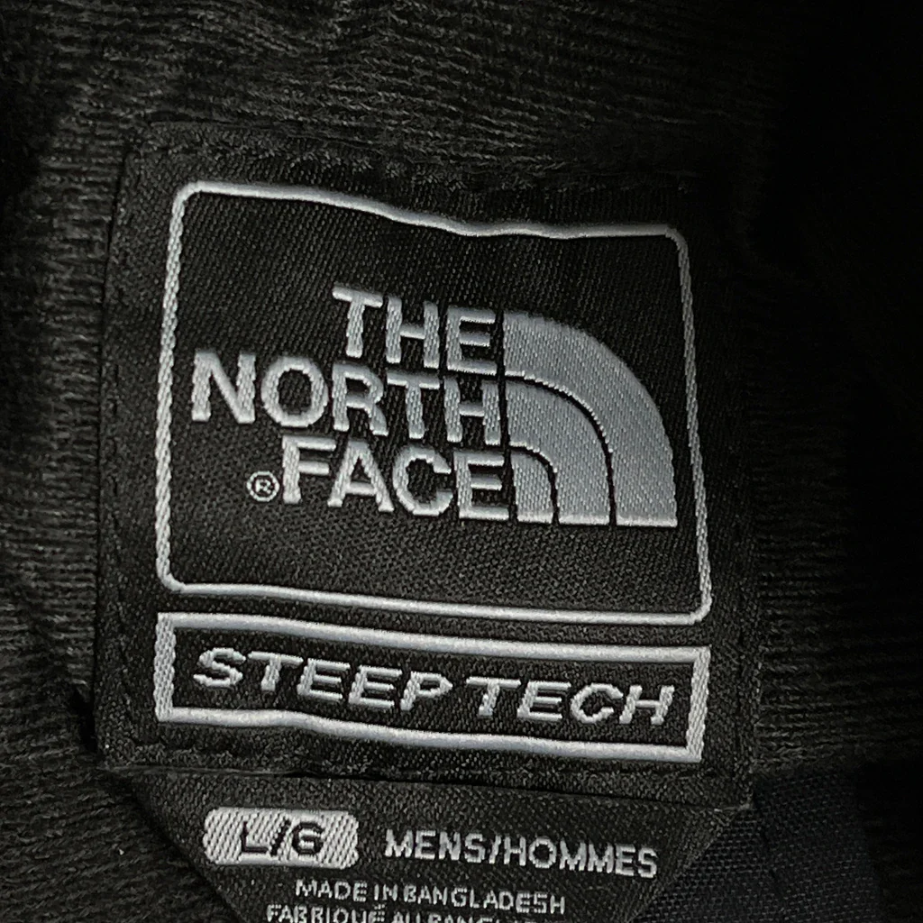 Steep Tech The North Face Graphic Ski Jacket - Large Black Polyester - Image 3