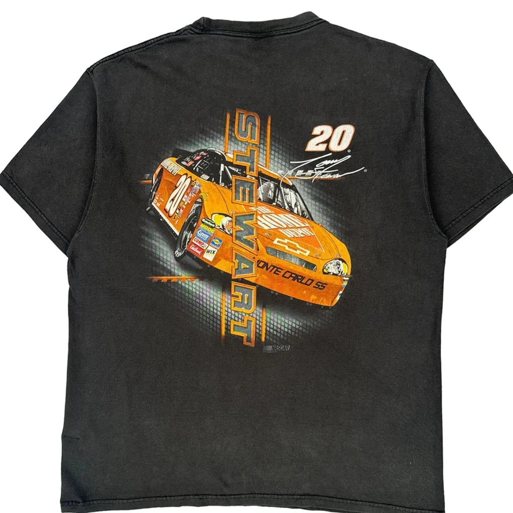 Stewart Chase Authentics Nascar T-Shirt - XL Black Cotton - Image 7