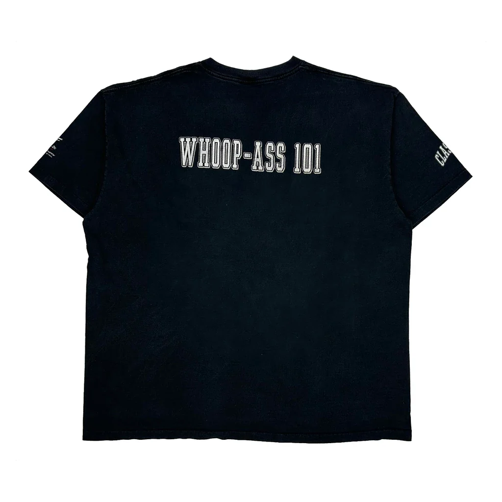 Stone Cold Scu University Tee Jays Single Stitch T-Shirt - 2XL Black Cotton - Image 2