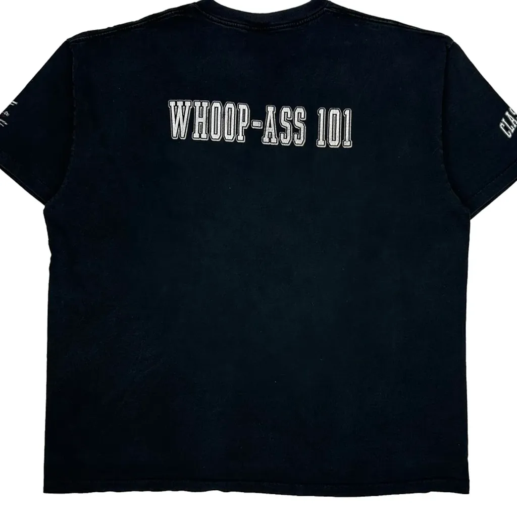Stone Cold Scu University Tee Jays Single Stitch T-Shirt - 2XL Black Cotton - Image 6