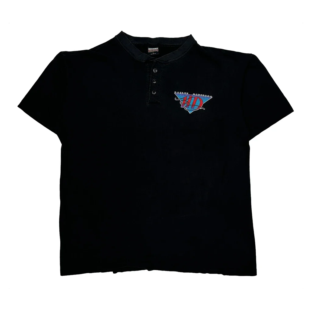 Strength Power Attitude Lifestyle American Harley Davidson Graphic T-Shirt - Large Black Cotton