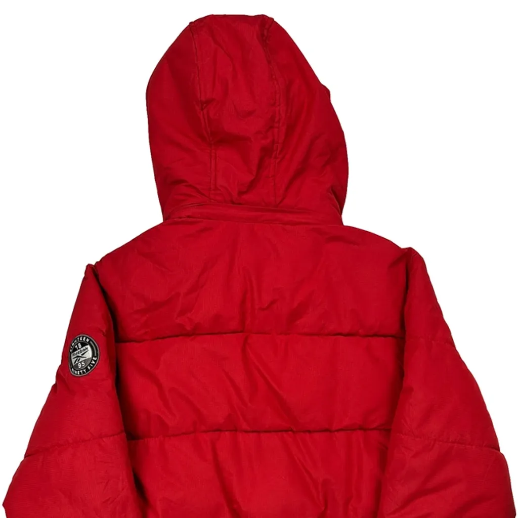 Strength Power Speed Never Give Up Reebok Puffer - XL Red Polyester - Image 6