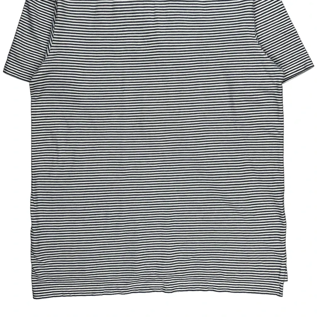 Stretch Tommy Hilfiger Striped Polo Shirt - XL Black & White Cotton - Image 7