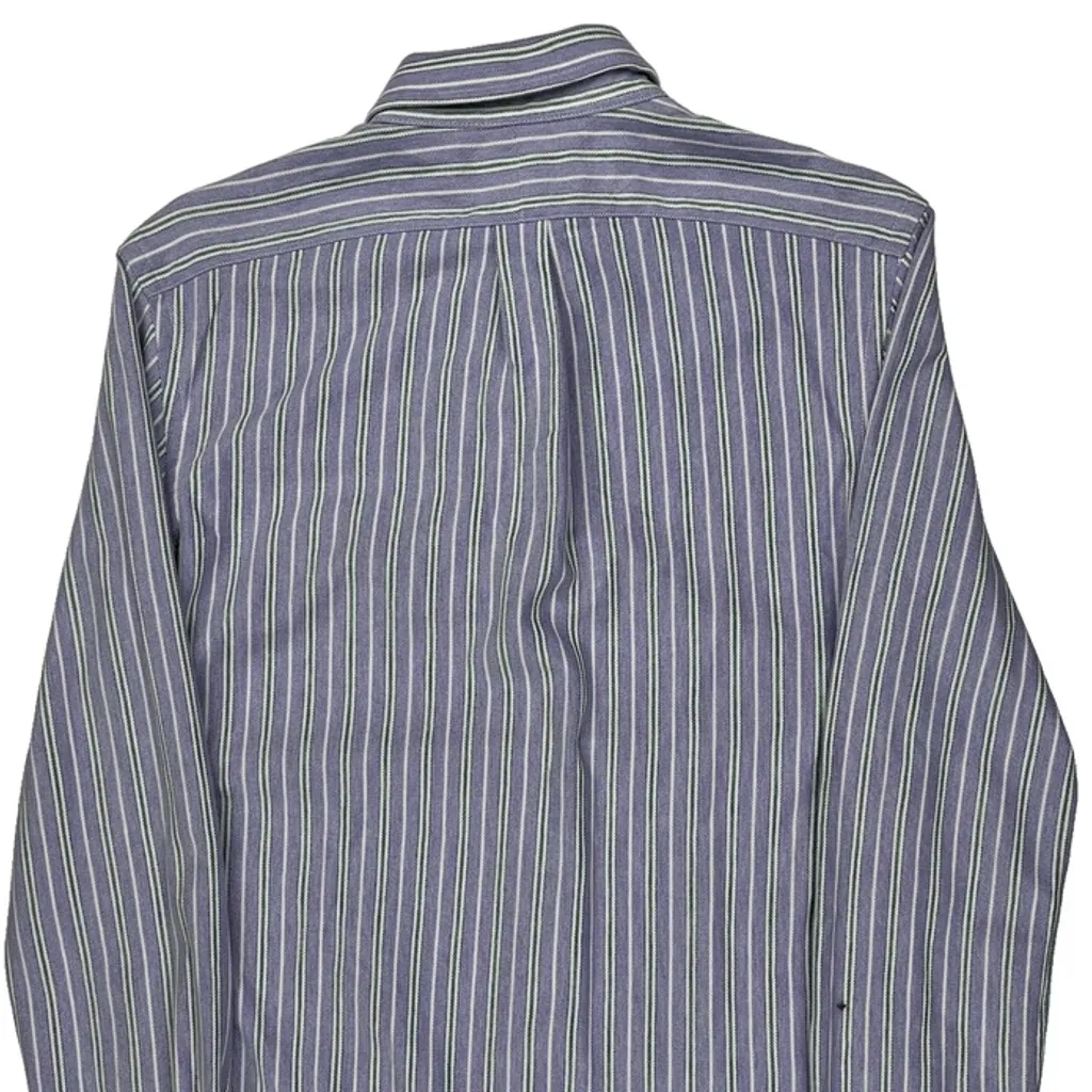 Striped Ralph Lauren Slim Fit Shirt - Medium Purple Cotton - Image 7