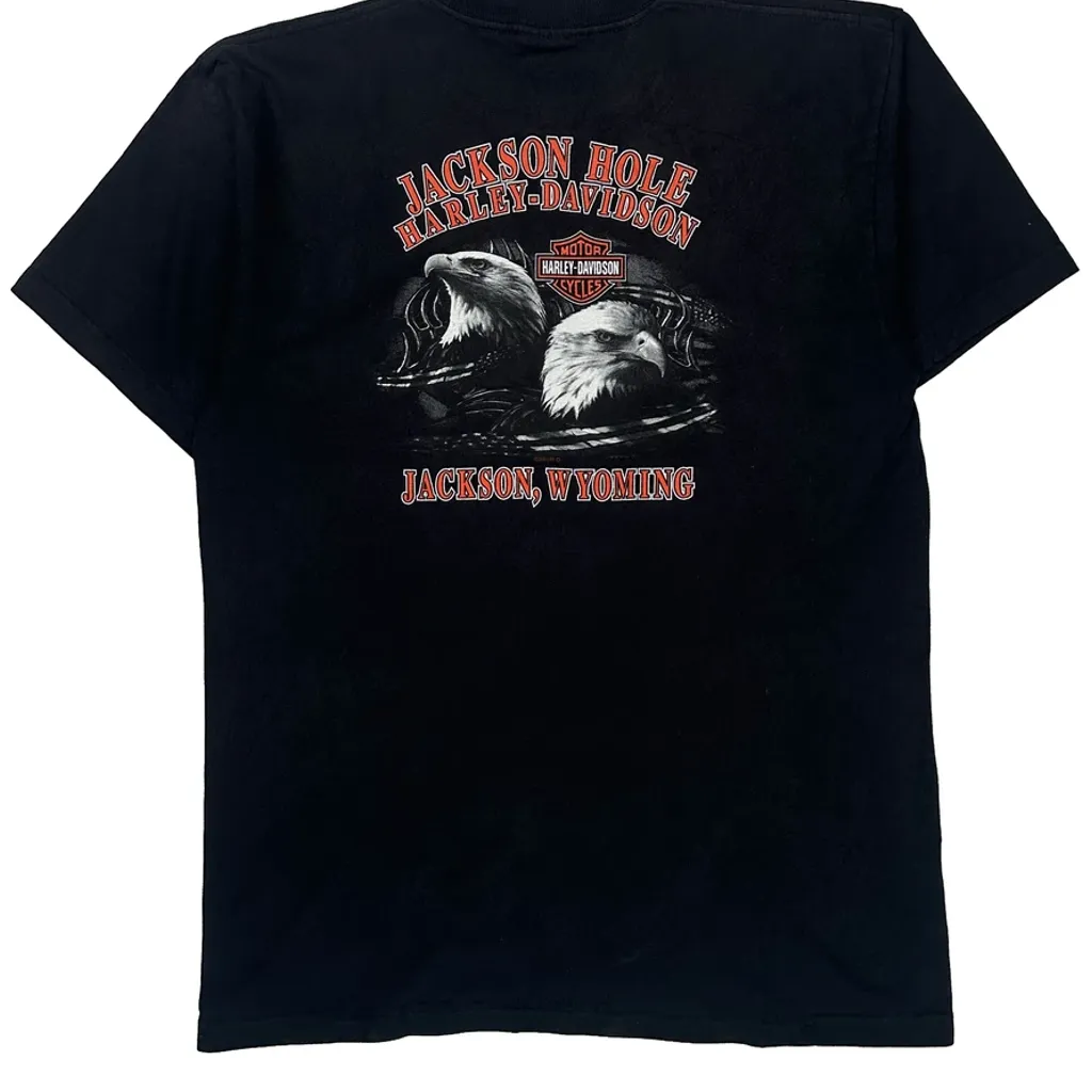 Sturgis 2005 Harley Davidson Graphic T-Shirt - Large Black Cotton - Image 7