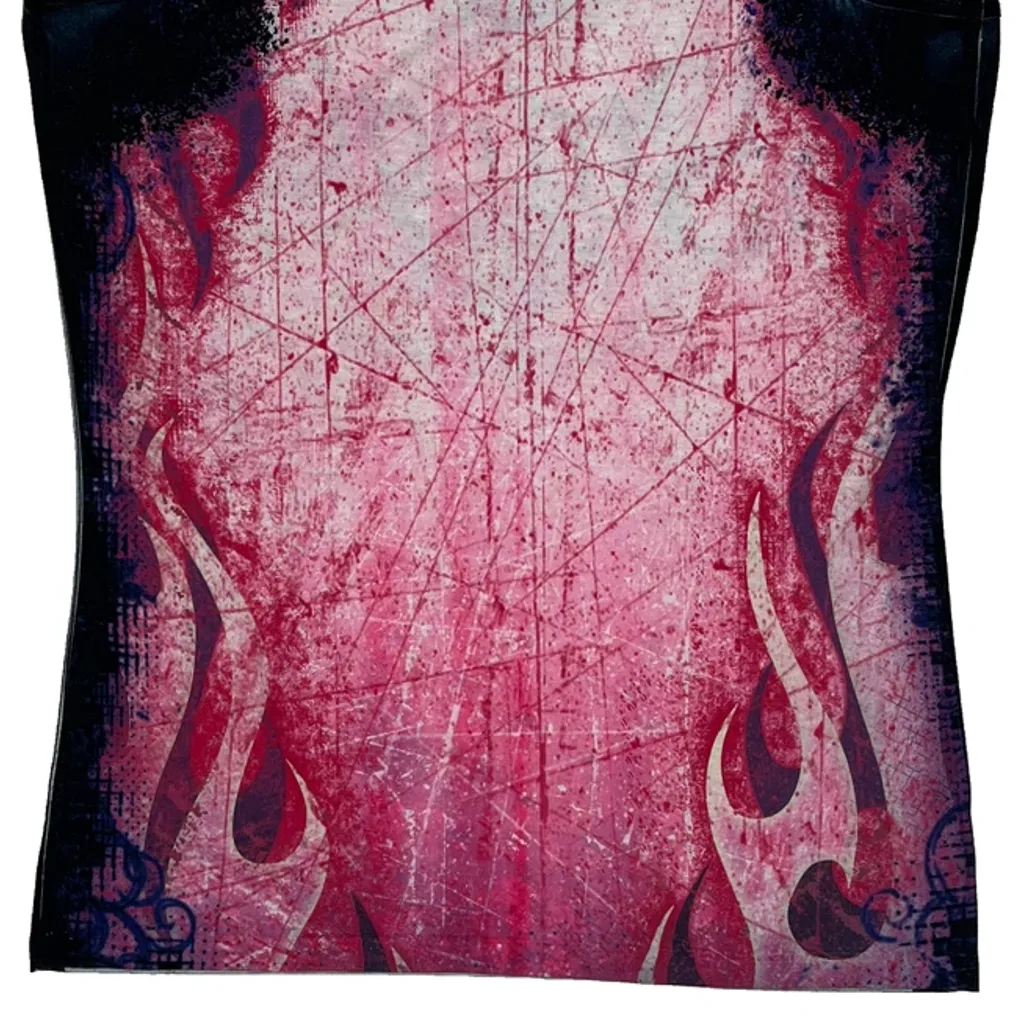 Sturgis 2014 Black Hills Rally Harley Davidson Graphic Vest - Large Pink Polyester - Image 7