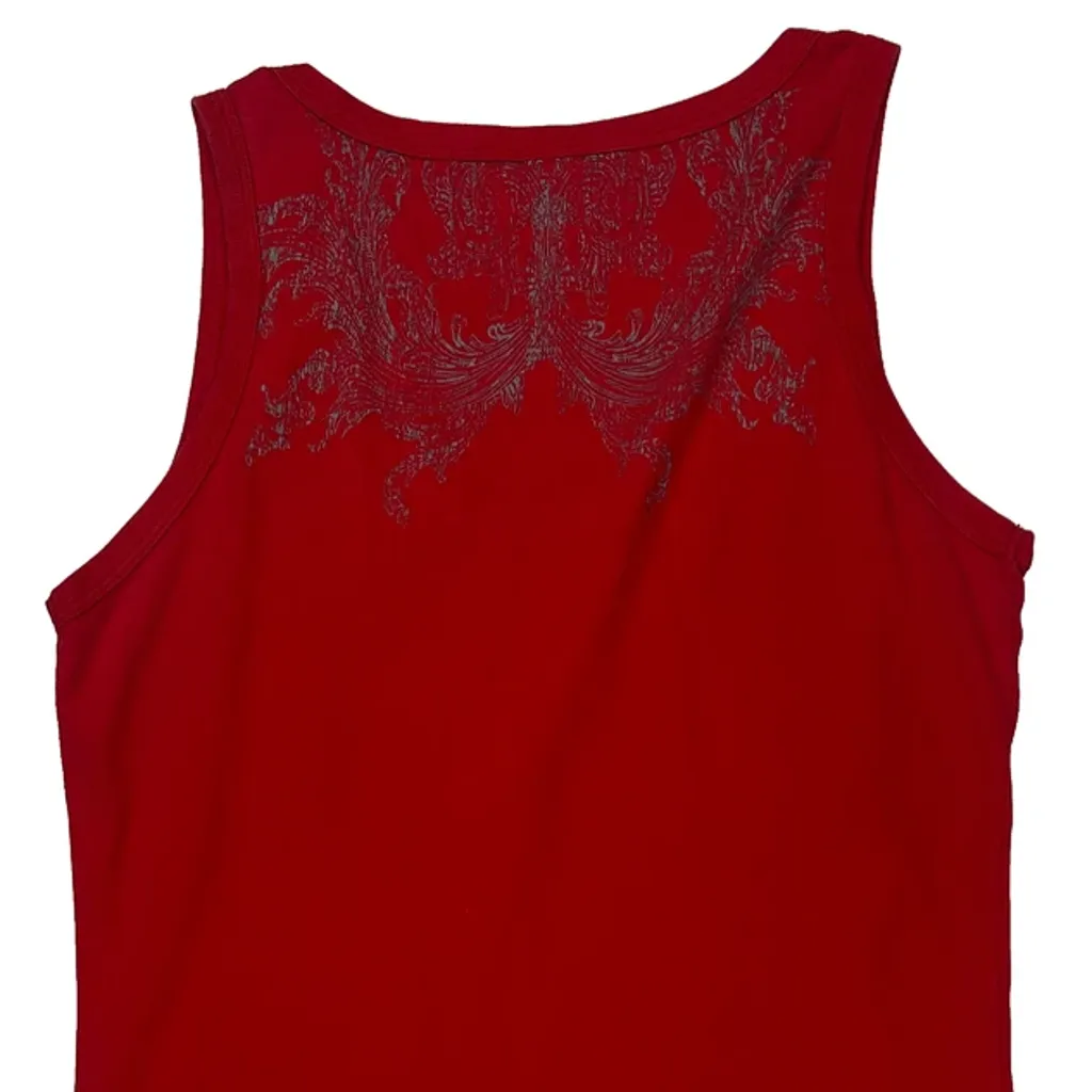 Sturgis Harley Davidson Studded Tank Top - XL Red Cotton - Image 6