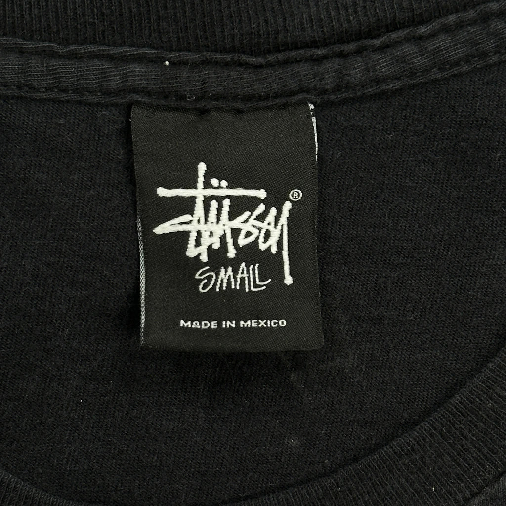 Stussy Spellout T-Shirt - Small Black Cotton - Image 3