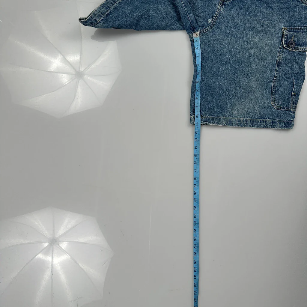 Suburban Cargo Shorts - 31W 10L Blue Denim - Image 5