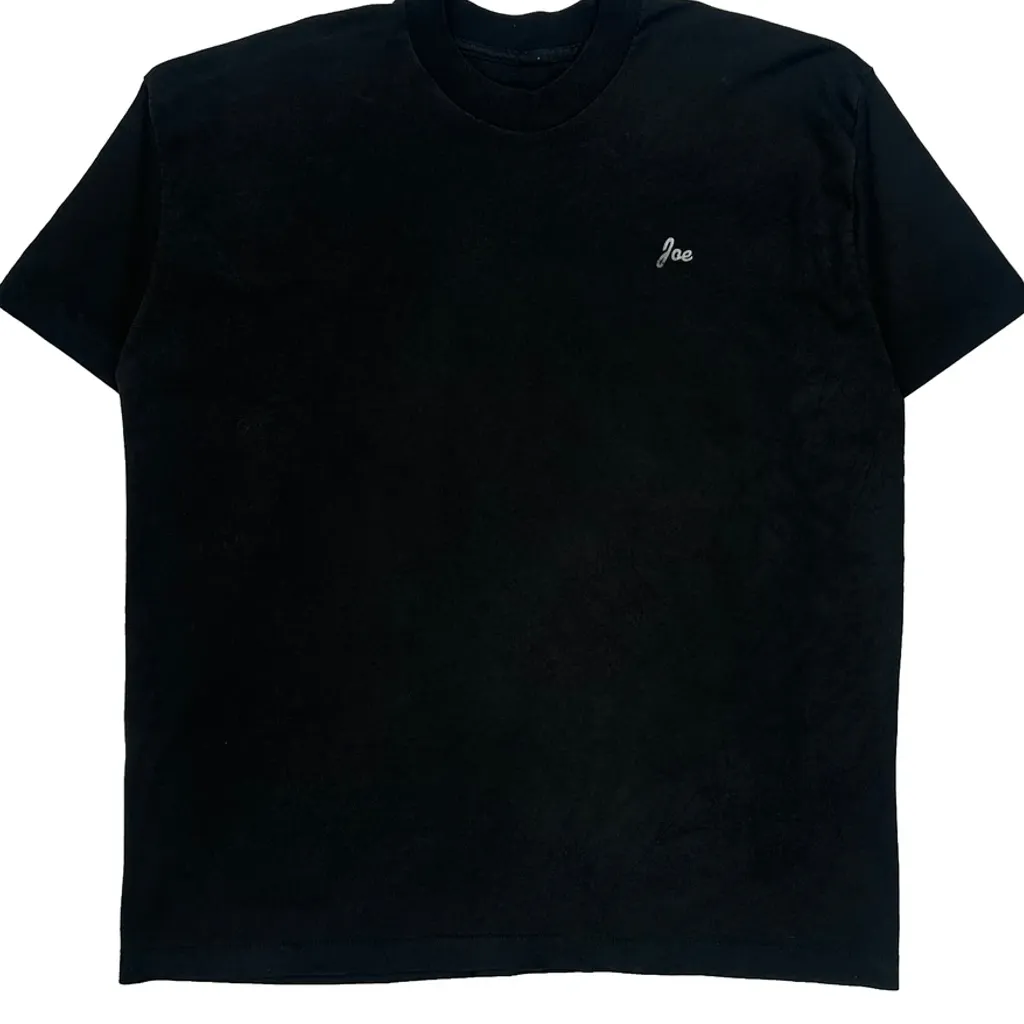 Sue'S Band Wagon Unbranded Single Stitch T-Shirt - Medium Black Cotton - Image 4