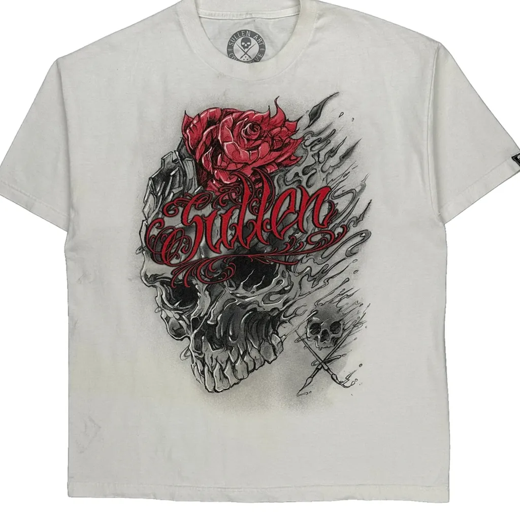 Sullen T-Shirt - XL White Cotton - Image 5