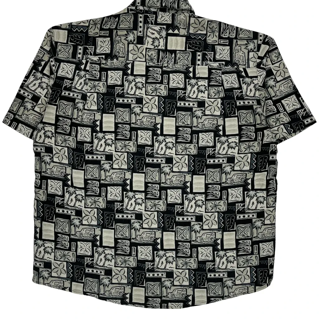 Summa Hawaiian Shirt - XL Black Silk Blend - Image 7