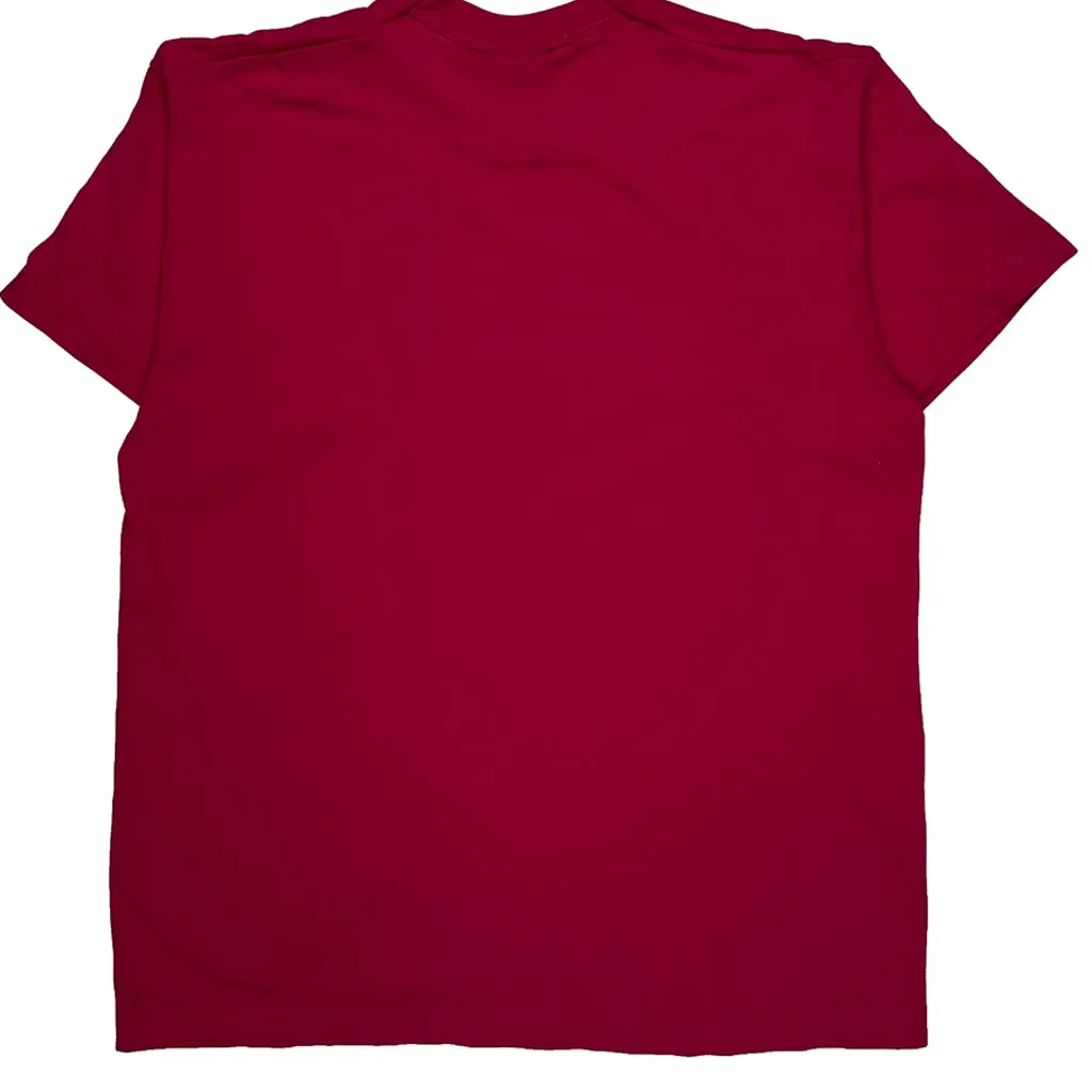 Summer Adventures Fruit Of The Loom Single Stitch T-Shirt - Large Red Cotton Blend - Image 6