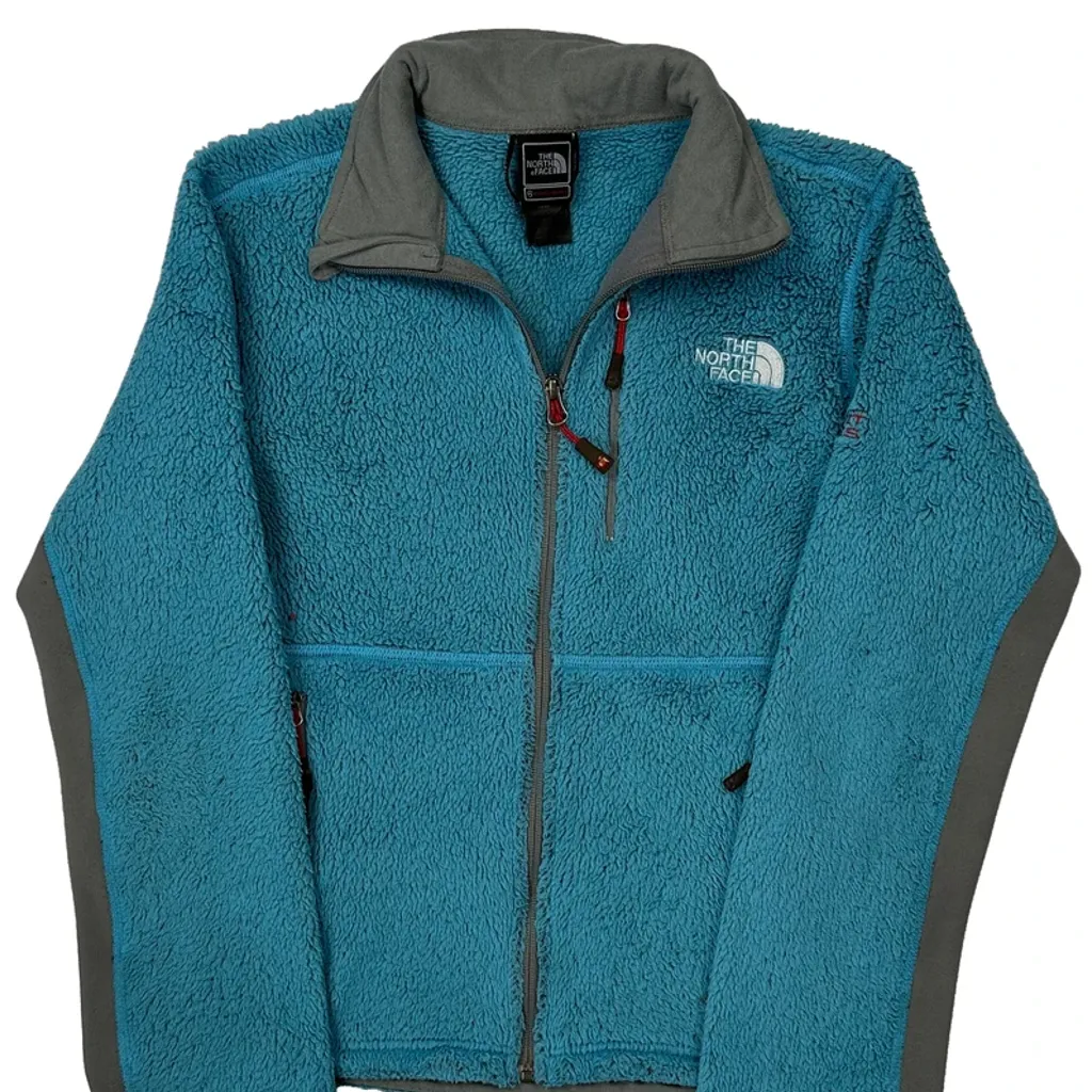 Summit Series The North Face Fleece Jacket - Medium Blue Polyester - Image 6