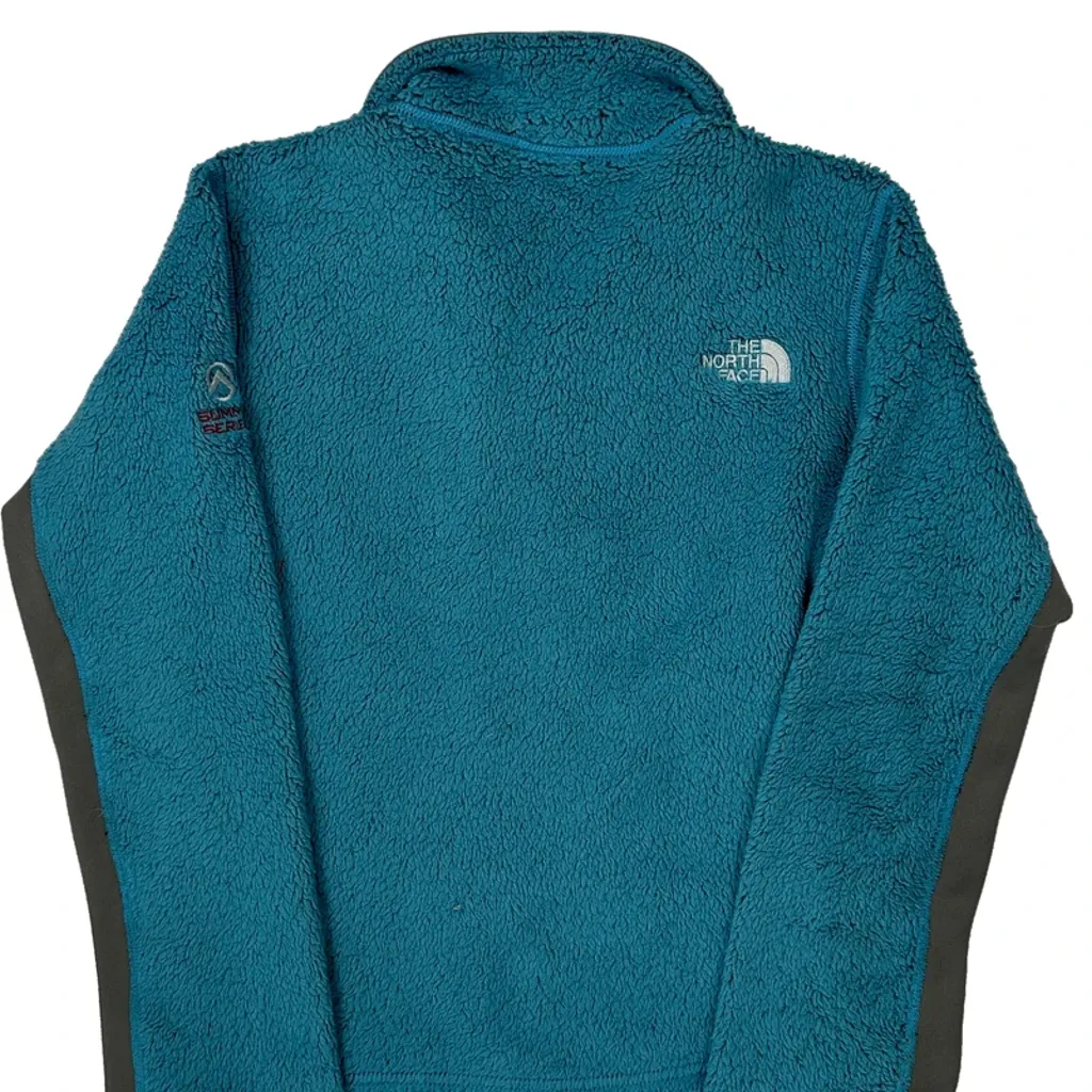 Summit Series The North Face Fleece Jacket - Medium Blue Polyester - Image 8