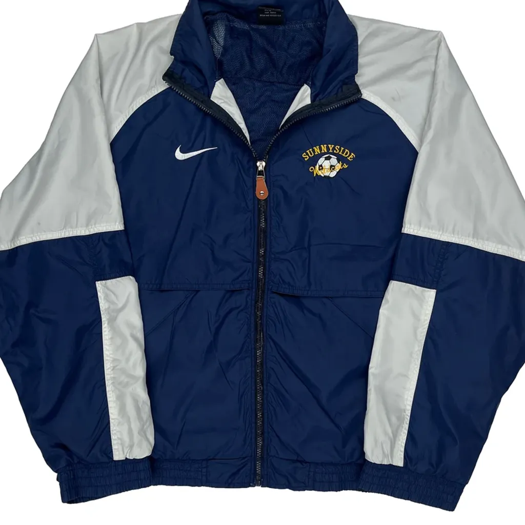 Sunnyside Soccer Nike Track Jacket - Medium Blue Polyester - Image 4