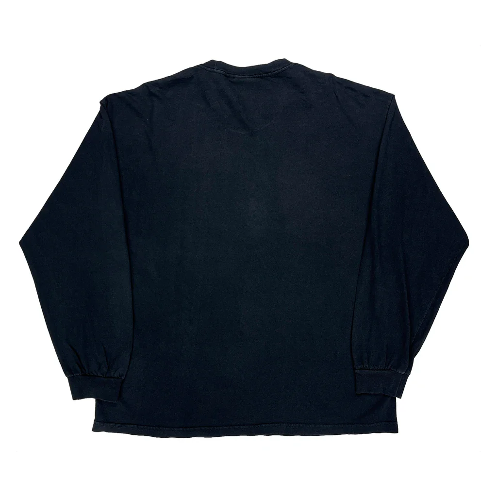 Super Bowl Xxxix Patriots Vs Eagles Alstyle Graphic Long Sleeve T-Shirt - 2XL Black Cotton - Image 2