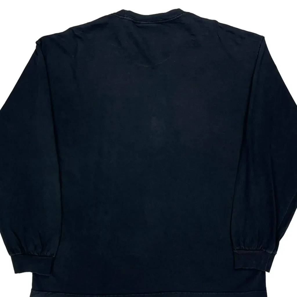 Super Bowl Xxxix Patriots Vs Eagles Alstyle Graphic Long Sleeve T-Shirt - 2XL Black Cotton - Image 7