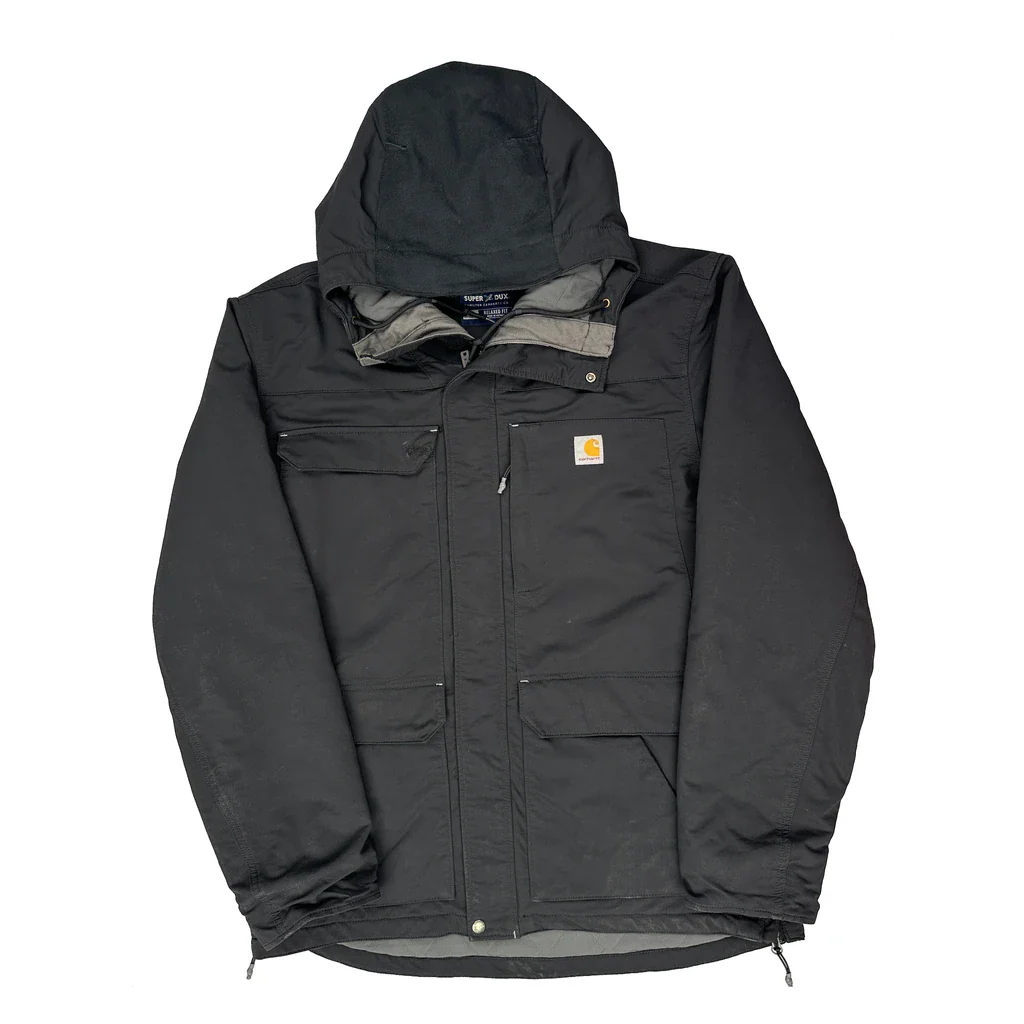 Super Dux Carhartt Jacket - Large Black Polyester