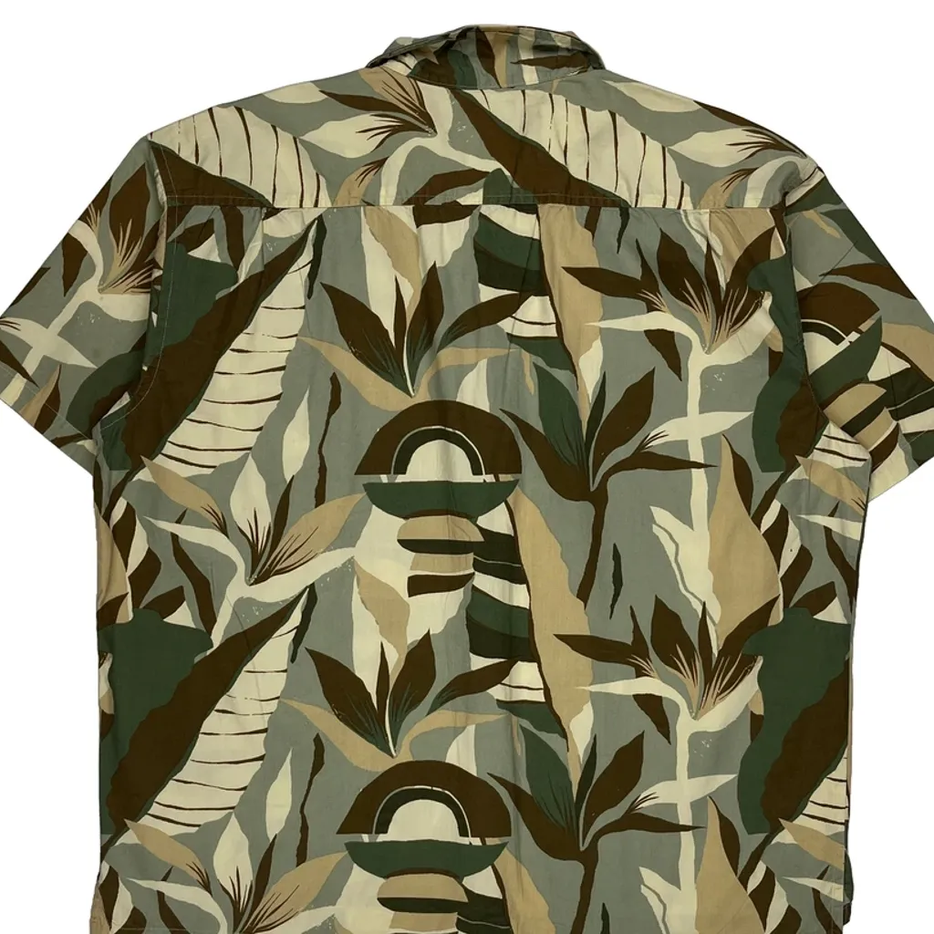 Super Masisve Hawaiian Shirt - XL Green Cotton - Image 6
